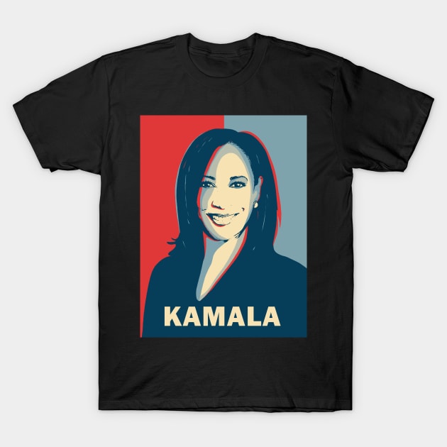 Kamala Harris Pop art T-Shirt by valentinahramov